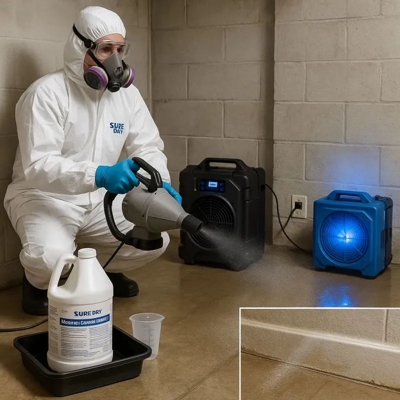 Sanitization and Odor Removal process in Berthoud, CO
